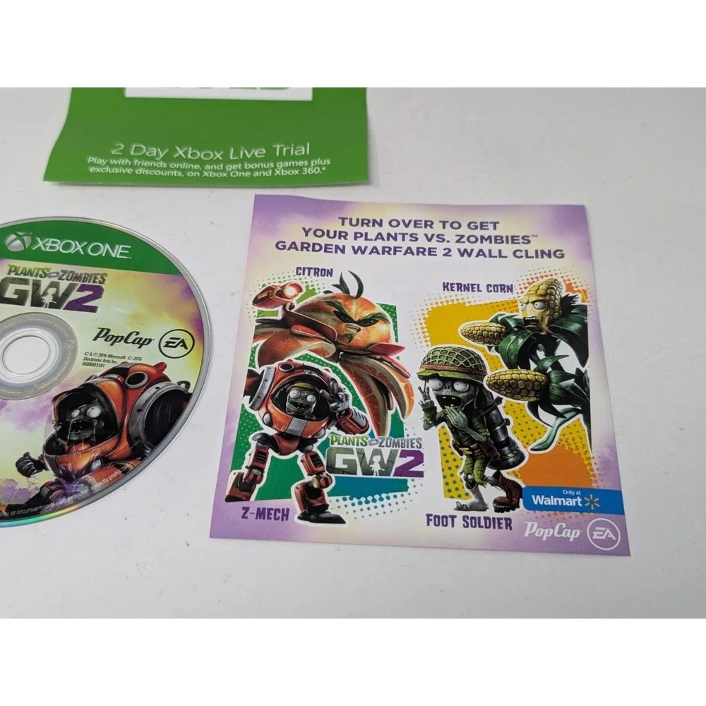 Xbox One Plants vs Zombies Garden‎ Warfare 2 Game Wal-Mart Exclusive